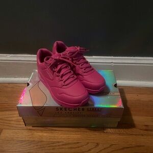 Skechers Women’s Vegan Hot Pink Sneakers